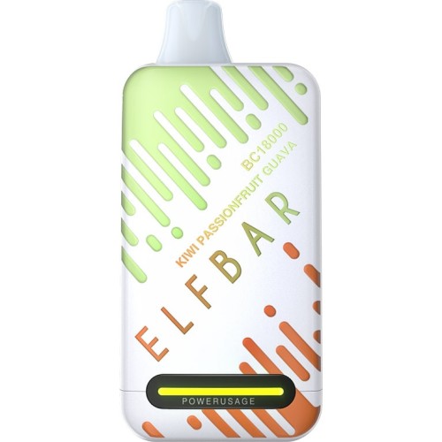 Электронная сигарета Ельф Бар BC 18000 затяжек Киви Маракуйя Гуава (Kiwi Passionfruit Guave)
